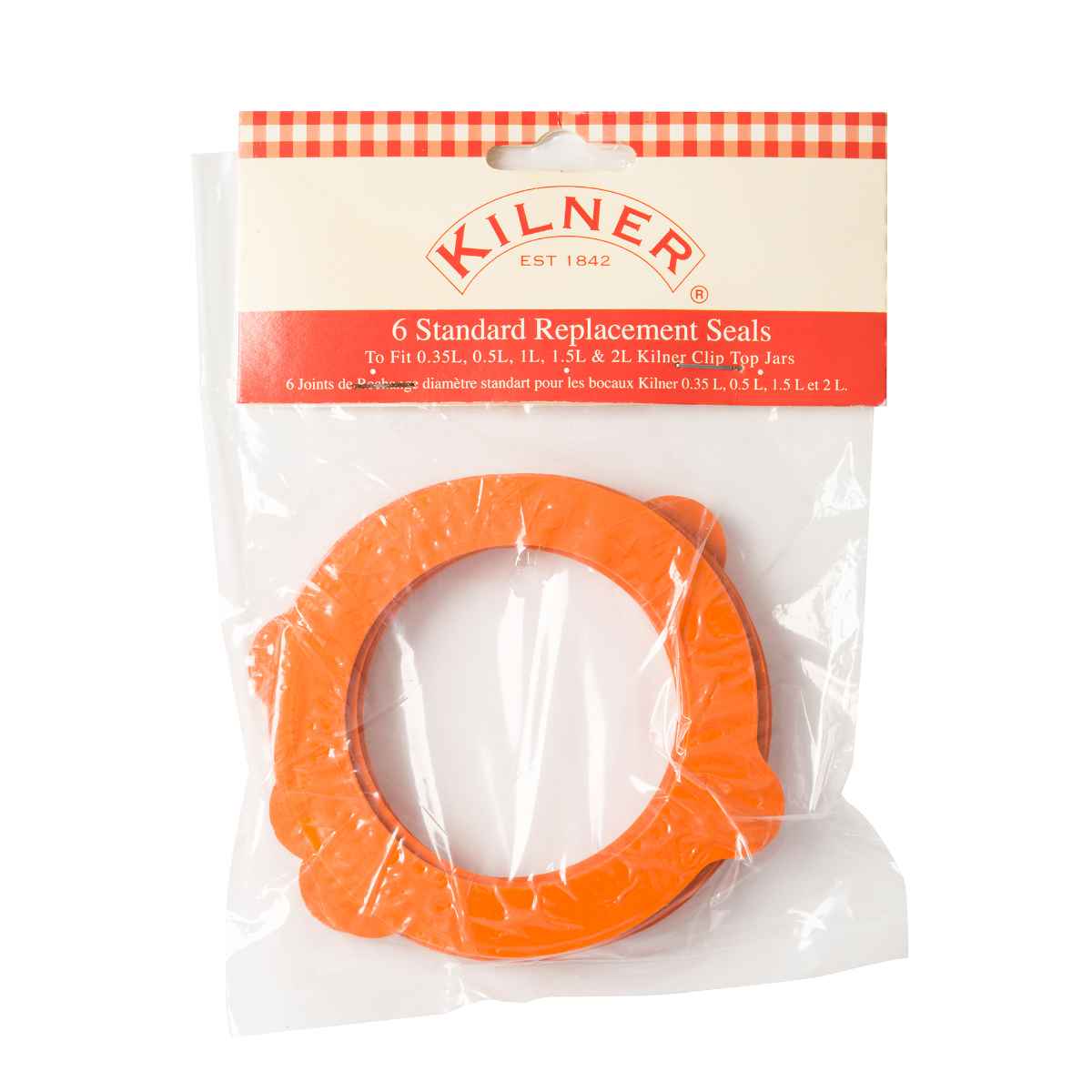 STANDARD RUB SEALS 6pieces for 0.35L 05L 1L 1.5L 2L – 【公式】Kilner（キルナー）