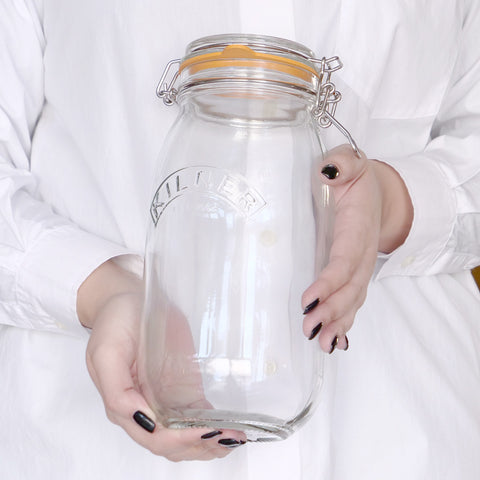 ラウンドクリップトップジャー1.5L(ROUNDCLIPTOPJAR1.5L)
