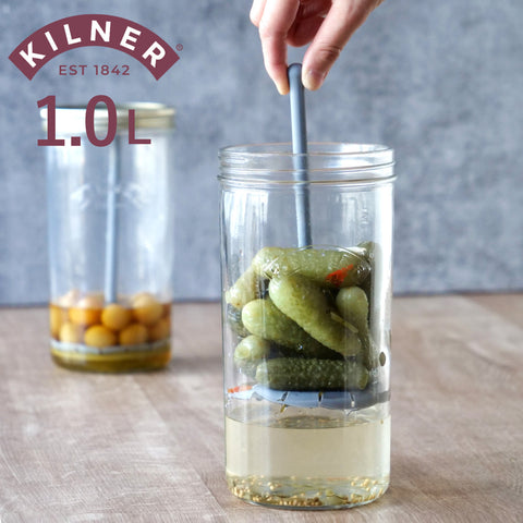 ピクルスジャー1L(PICKLEJARWITHLIFTER1L)
