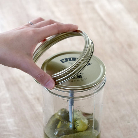 ピクルスジャー1L(PICKLEJARWITHLIFTER1L)