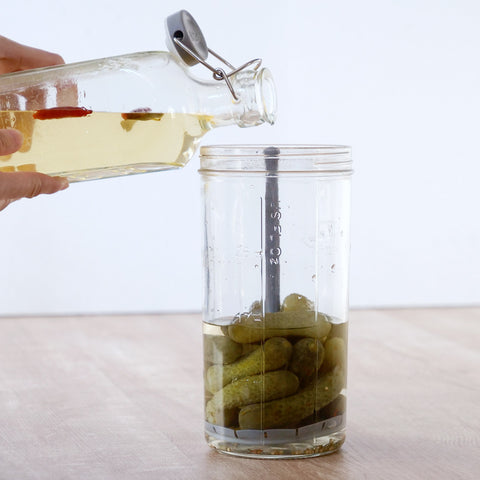 ピクルスジャー1L(PICKLEJARWITHLIFTER1L)