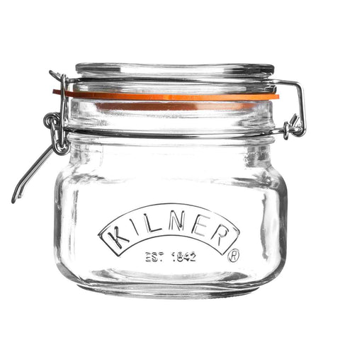 スクエアクリップトップジャー 500ml(SQUARE CLIPTOP JAR 500ml)