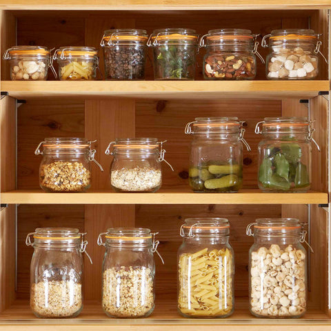 スクエアクリップトップジャー500ml2個セット(SQUARECLIPTOPJAR500ml)