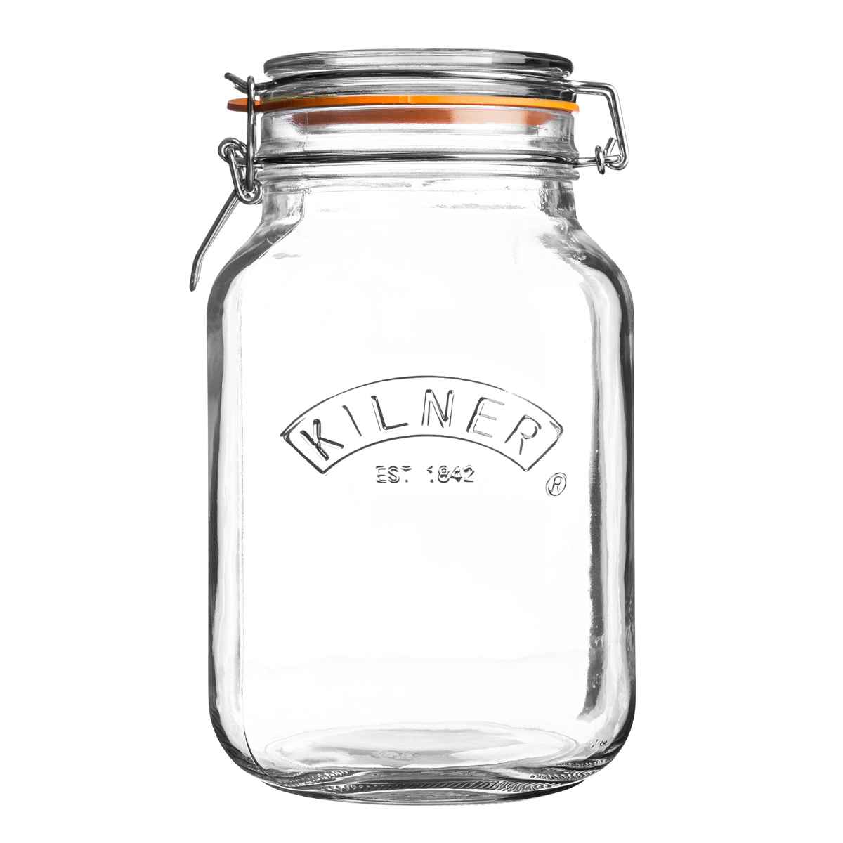クリップトップ スクエアジャー 1.5L（Clip Top Square Jar 1.5L