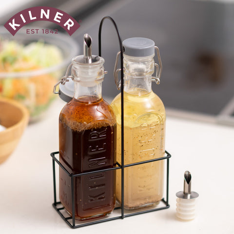 オイルボトル&メタルラック0.3L2本セット(SetOf2OilBottles&MetalRack0.3L)
