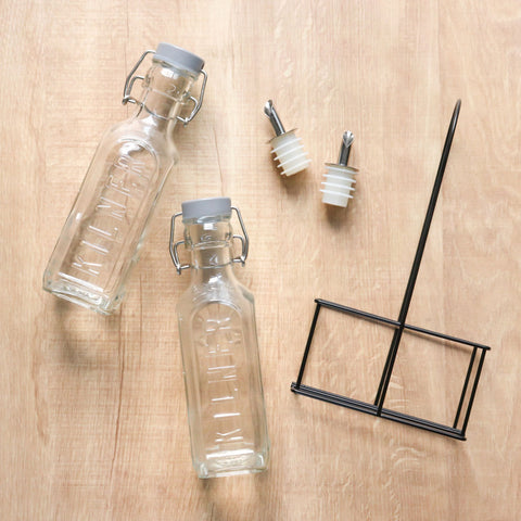オイルボトル&メタルラック0.3L2本セット(SetOf2OilBottles&MetalRack0.3L)