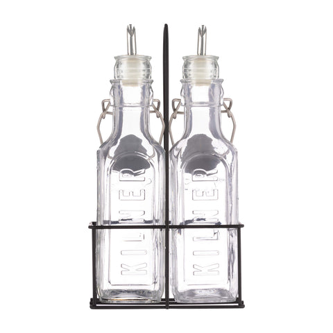 オイルボトル&メタルラック0.3L2本セット(SetOf2OilBottles&MetalRack0.3L)