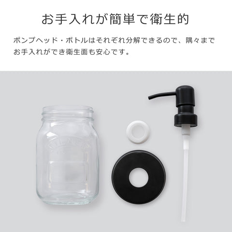 リキッドソープ&ローションディスペンサー0.5L(LiquidSoap&LotionDispenser)