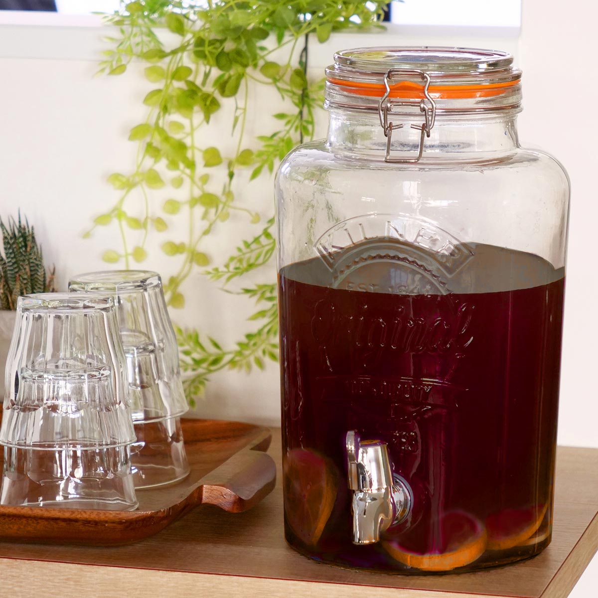 【現状品】ジュースディスペンサー 5リットル ステンレス 楽天市場】ドリンクサーバー 5L Kilner キルナ―ディスペンサー