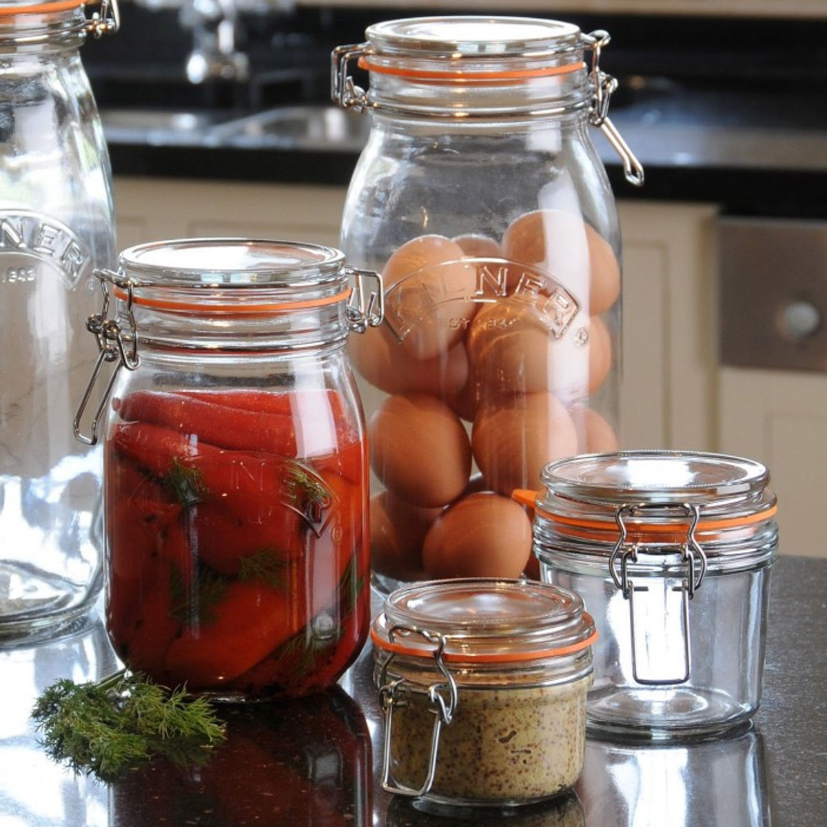 ラウンドクリップトップジャー 125ml（ROUND CLIPTOP JAR 125ml