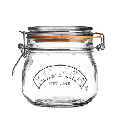 ラウンドクリップトップジャー 500ml（ROUND CLIPTOP JAR 500ml）