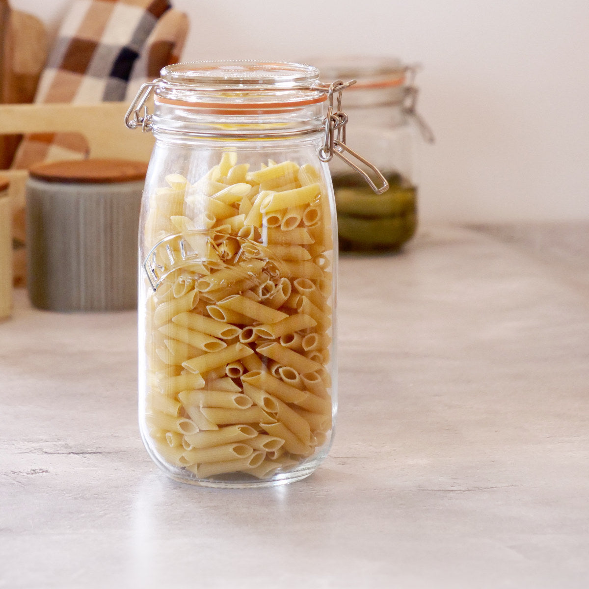 ラウンドクリップトップジャー 1.5L（ROUND CLIPTOP JAR 1.5L