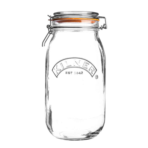 ラウンドクリップトップジャー 1.5L 2個セット（ROUND CLIPTOP JAR 1.5L）