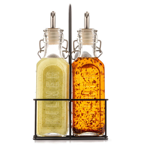オイルボトル＆メタルラック0.3L2本セット（SETOF2OILBOTTLES＆METALRACKSETS0.3L）
