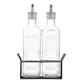 オイルボトル＆メタルラック0.6L2本セット（SETOF2OILBOTTLES＆METALRACKSETS0.6L）