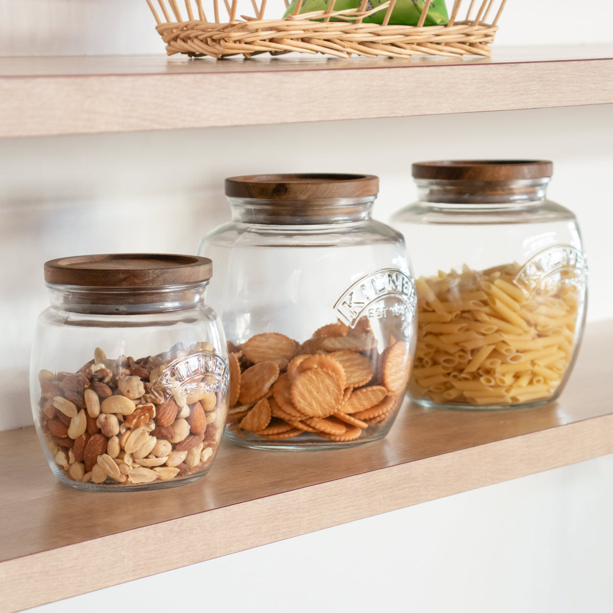 ユニバーサルストレージジャー 0.85L（Universal Jar Acacia Wooden