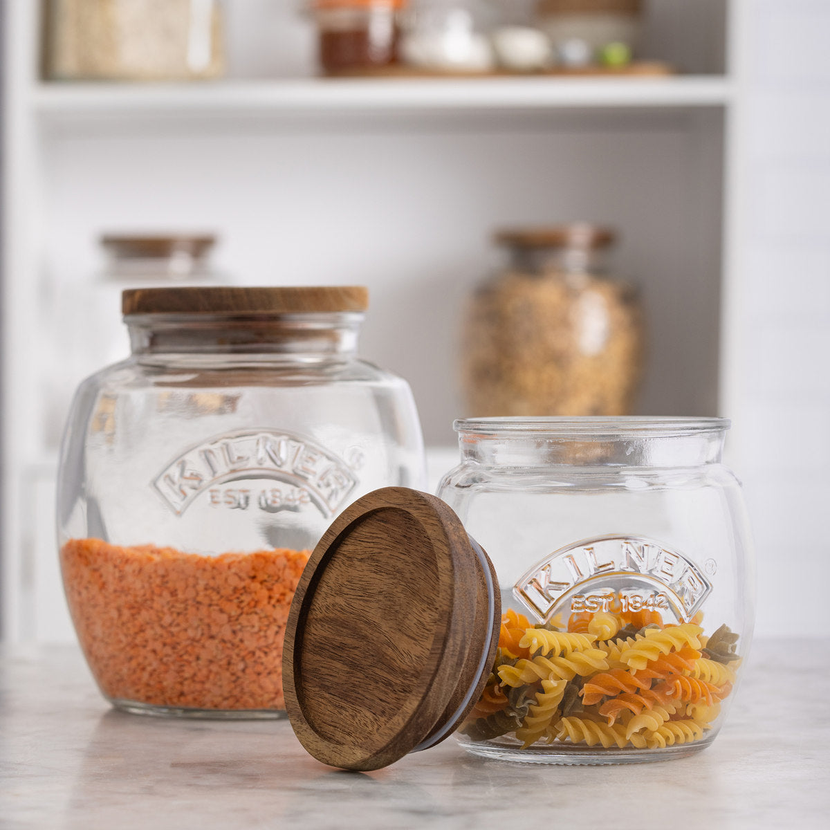 ユニバーサルストレージジャー 2L（Universal Jar Acacia Wooden Lid