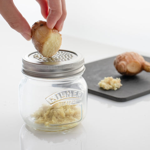 ファイングレーター付きストレージジャー0.25L（StorageJar&FineGraterLid）