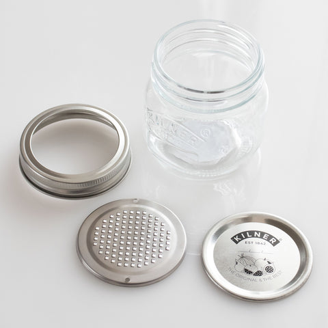 ファイングレーター付きストレージジャー0.25L（StorageJar&FineGraterLid）