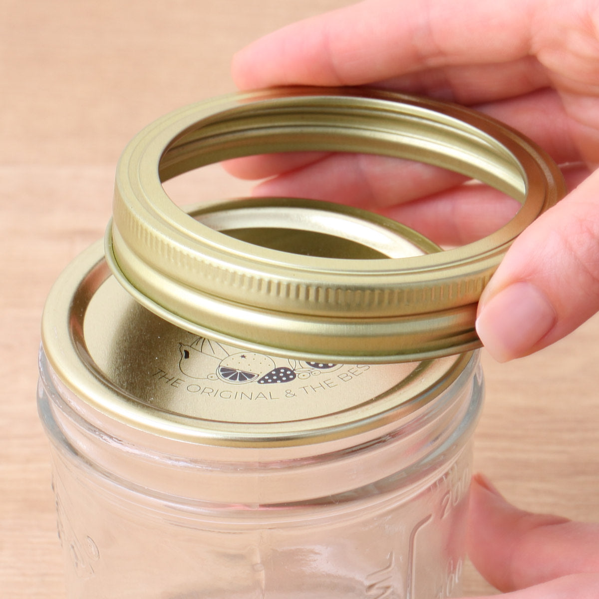 ワイドマウス プリザーブジャー 0.5L（Wide Mouth Preserve Jar