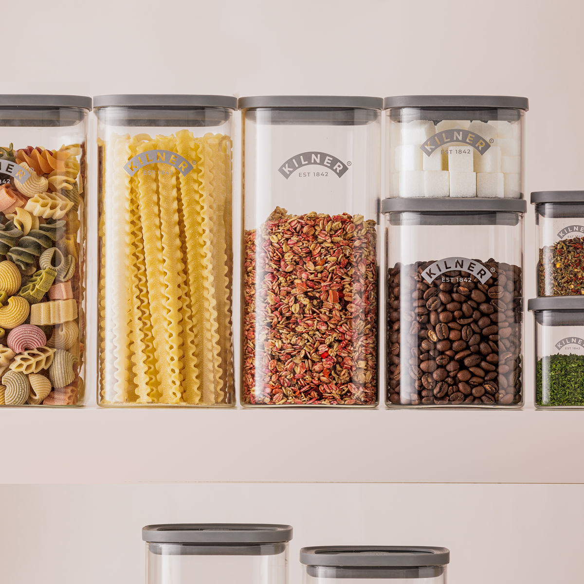 フレッシュストレージ スクエア ジャー 1L（Fresh Storage Square Jar