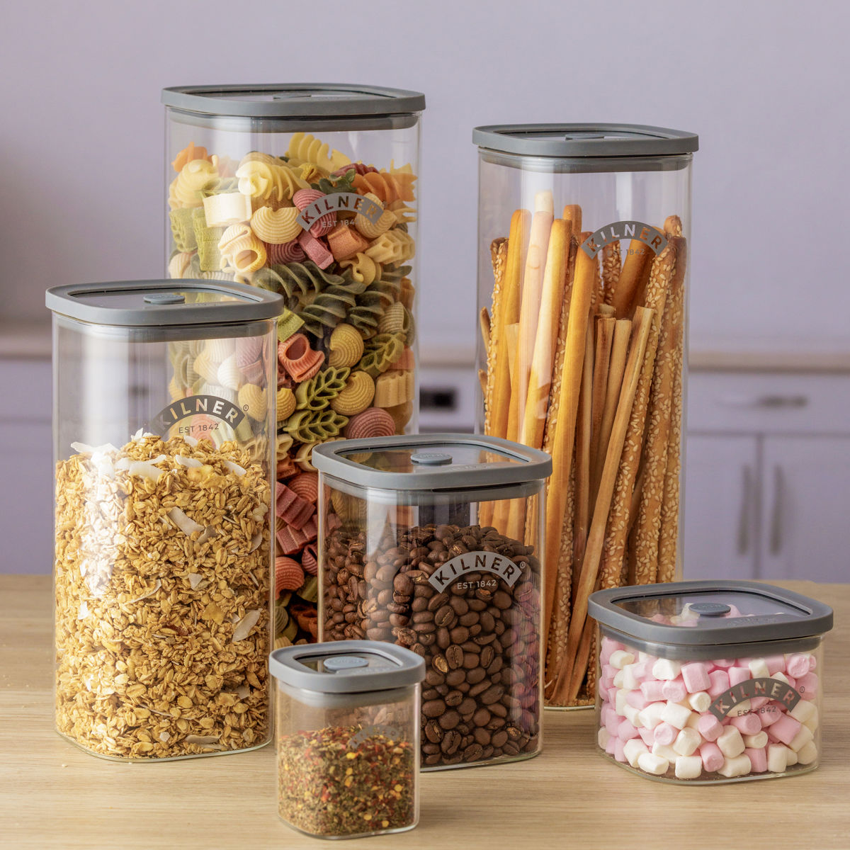 フレッシュストレージ スクエア ジャー 1L（Fresh Storage Square Jar