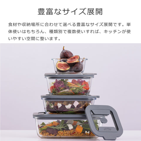 3個セットニューフレッシュストレージレクタングル0.63L（NewFreshStorageRectangle）