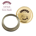 替え用蓋セット12個入りプリザーブジャー用（SetOf12PreserveJarScrewBandsLidSeals）