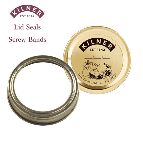 替え用蓋セット12個入りプリザーブジャー用（SetOf12PreserveJarScrewBandsLidSeals）